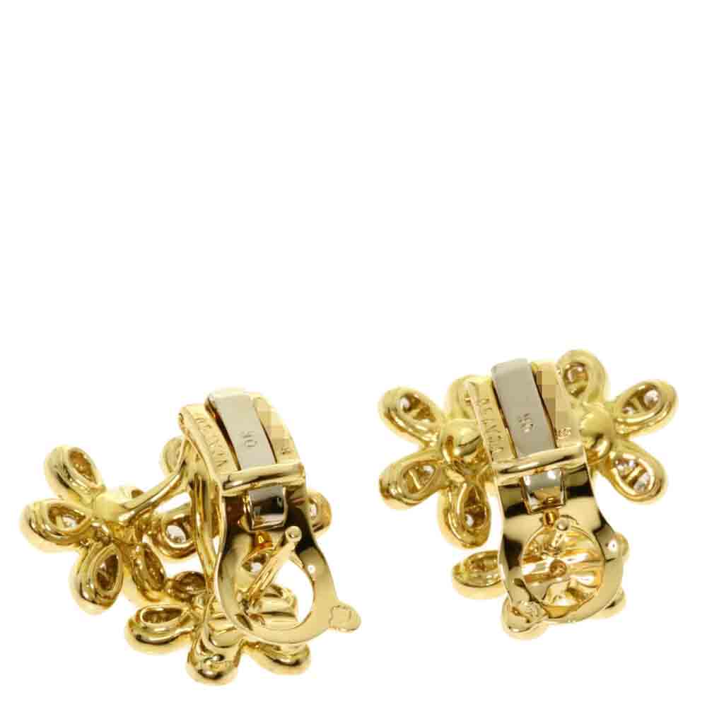 

Van Cleef & Arpels Socrate Diamond K18 Yellow Gold Earrings
