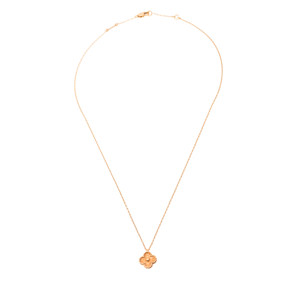 

Van Cleef & Arpels Sweet Alhambra 18K Rose Gold Necklace