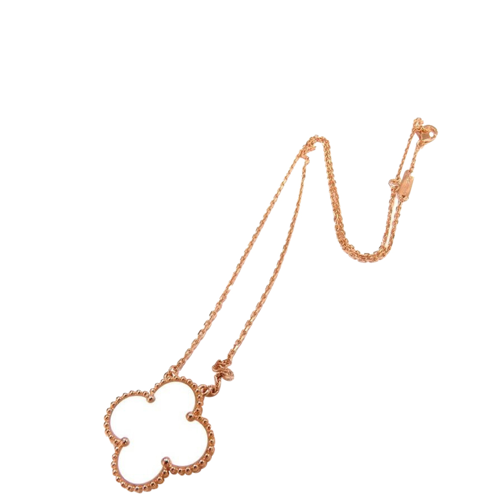 

Van Cleef & Arpels Ginza Edition Magic Alhambra 18K Rose Gold Shell Necklace