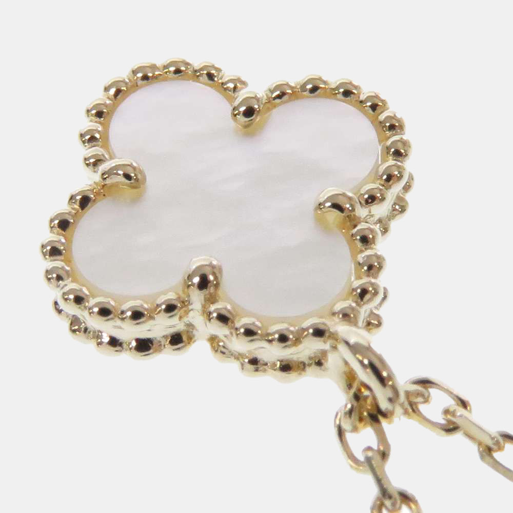 

Van Cleef & Arpels Sweet Alhambra 18K Yellow Gold Mother of Pearl Necklace