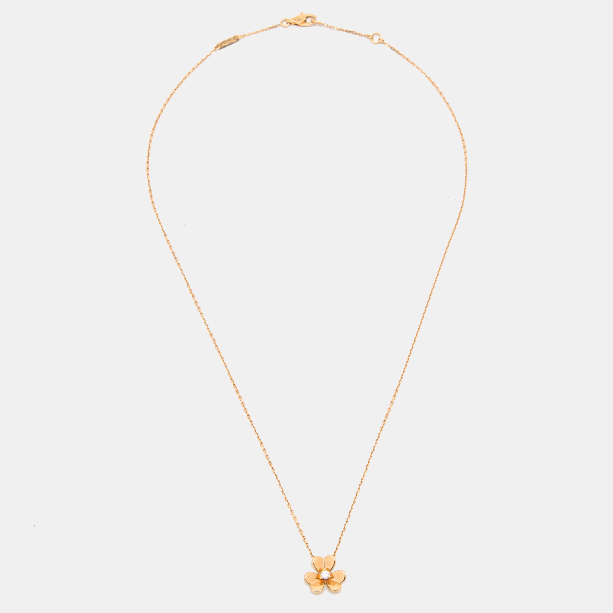 

Van Cleef & Arpels Frivole Diamond 18k Yellow Gold Necklace