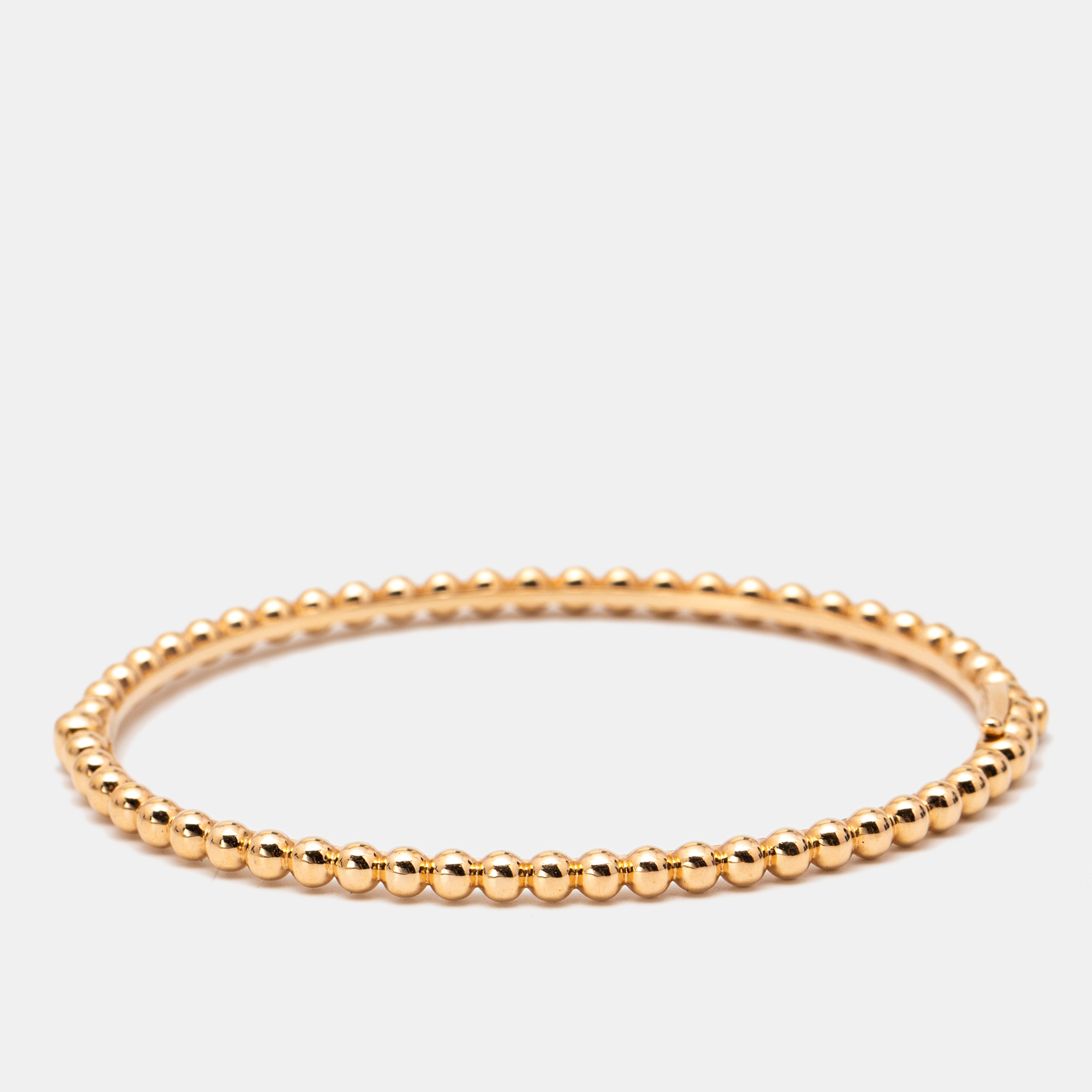 مملوكة مسبقًا سوار فان كليف أند أربلز بيرلي ذهب وردي عيار 18 مقاس متوسط - ميديوم