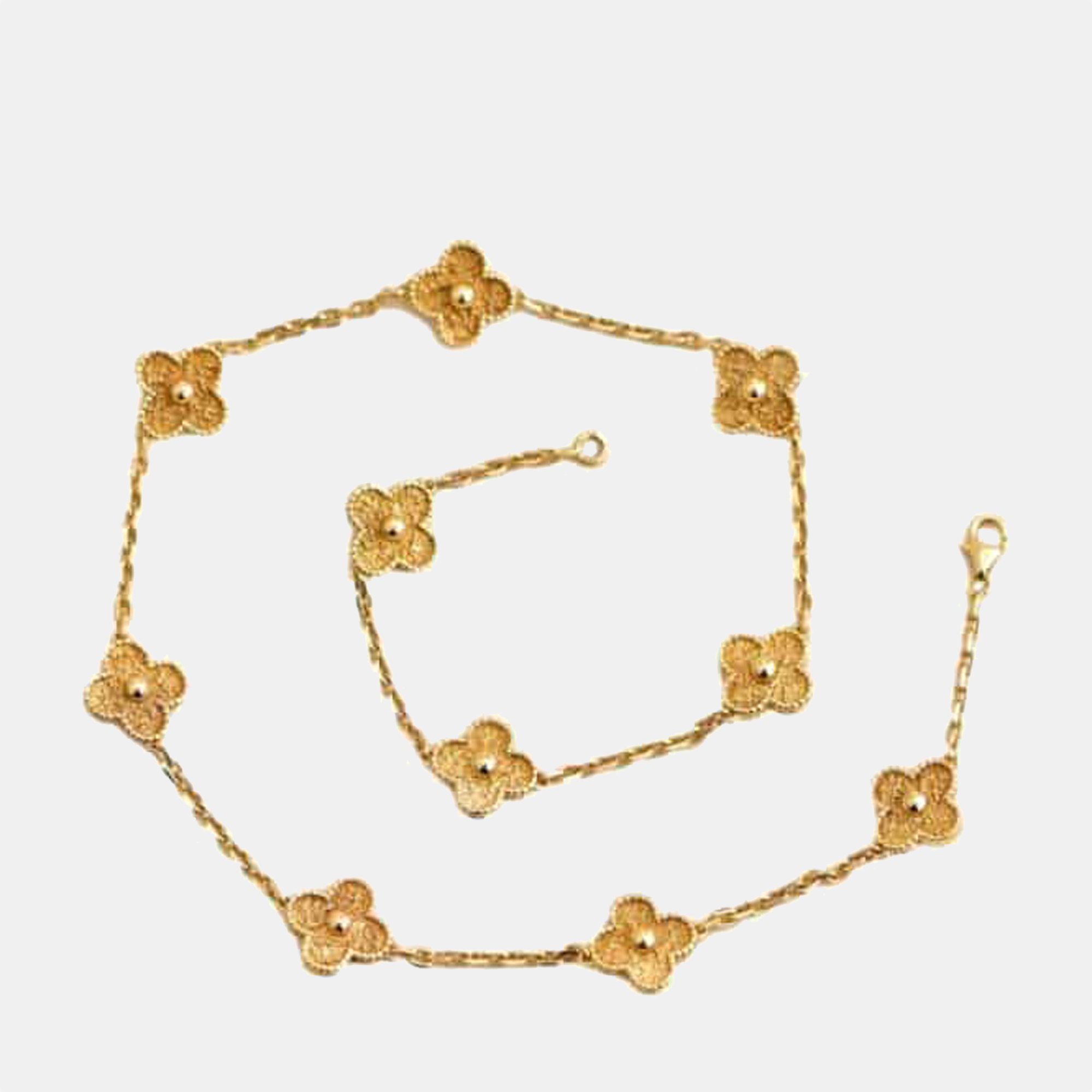 18k, VAN CLEEF & ARPELS Vintage Alhambra Necklace, – SixtyOne60, Fine  Handcrafted Jewelry, Custom Pieces, Gold, Silver, Platinum, Precious &  Semi-Precious Stones