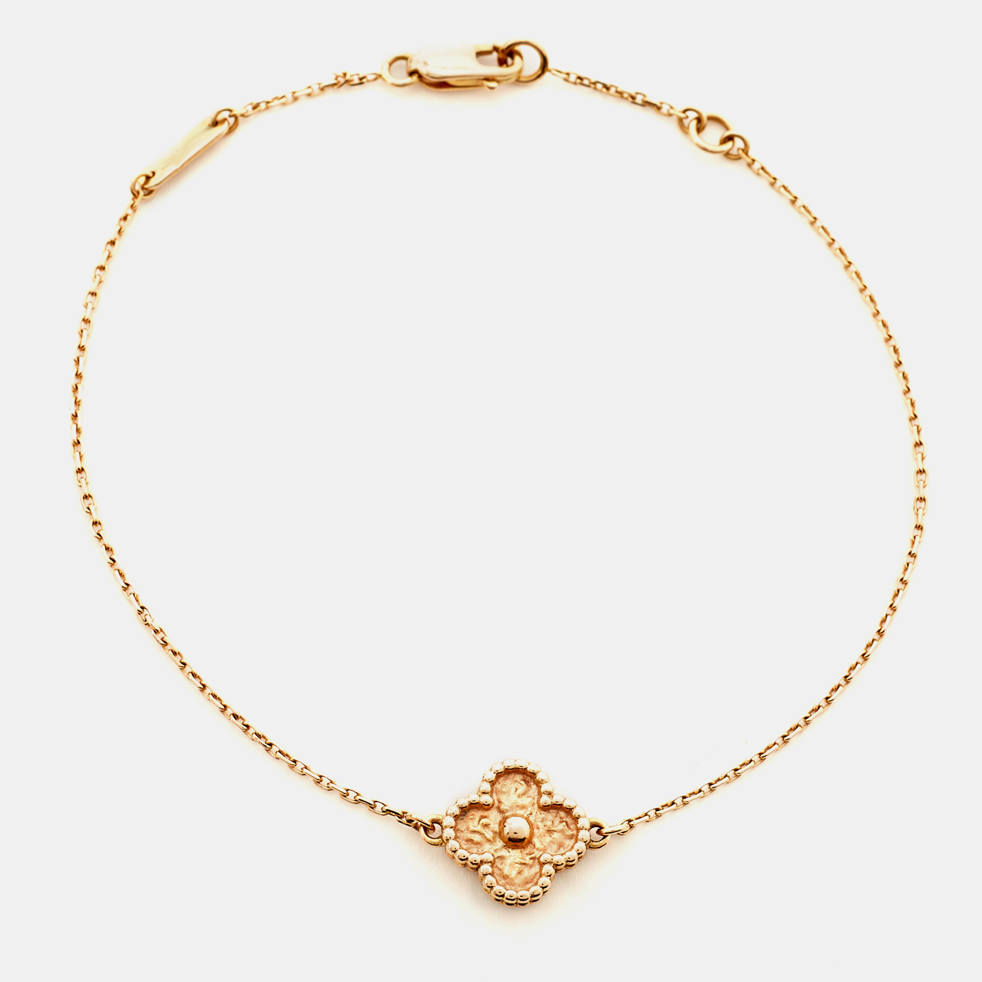 

Van Cleef and Arpels Sweet Alhambra 18k Rose Gold Bracelet