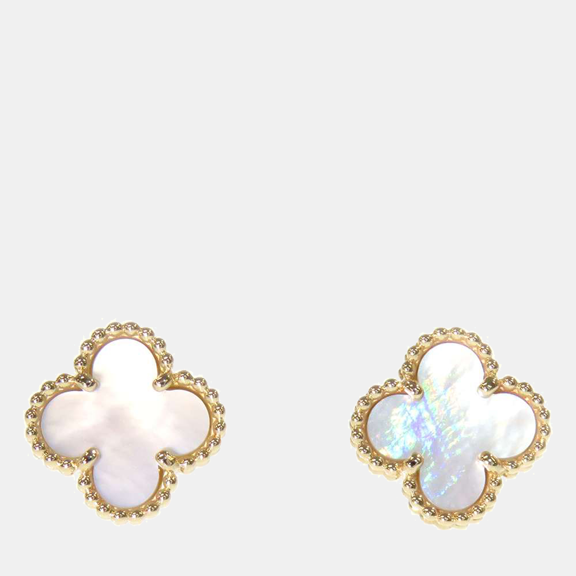 Van Cleef & Arpels 18k Yellow Gold and Mother Of Pearl Sweet