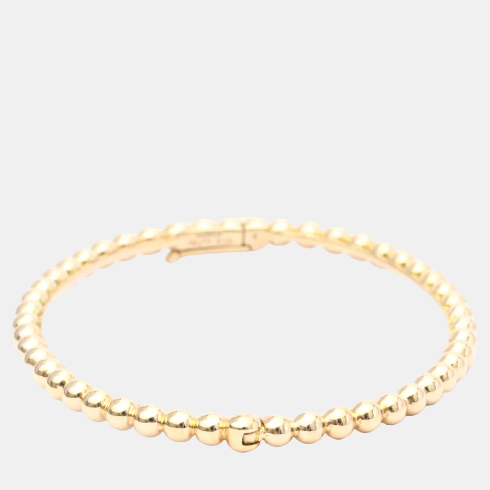 

Van Cleef & Arpels Perlée  18K Rose Gold Bracelet 14