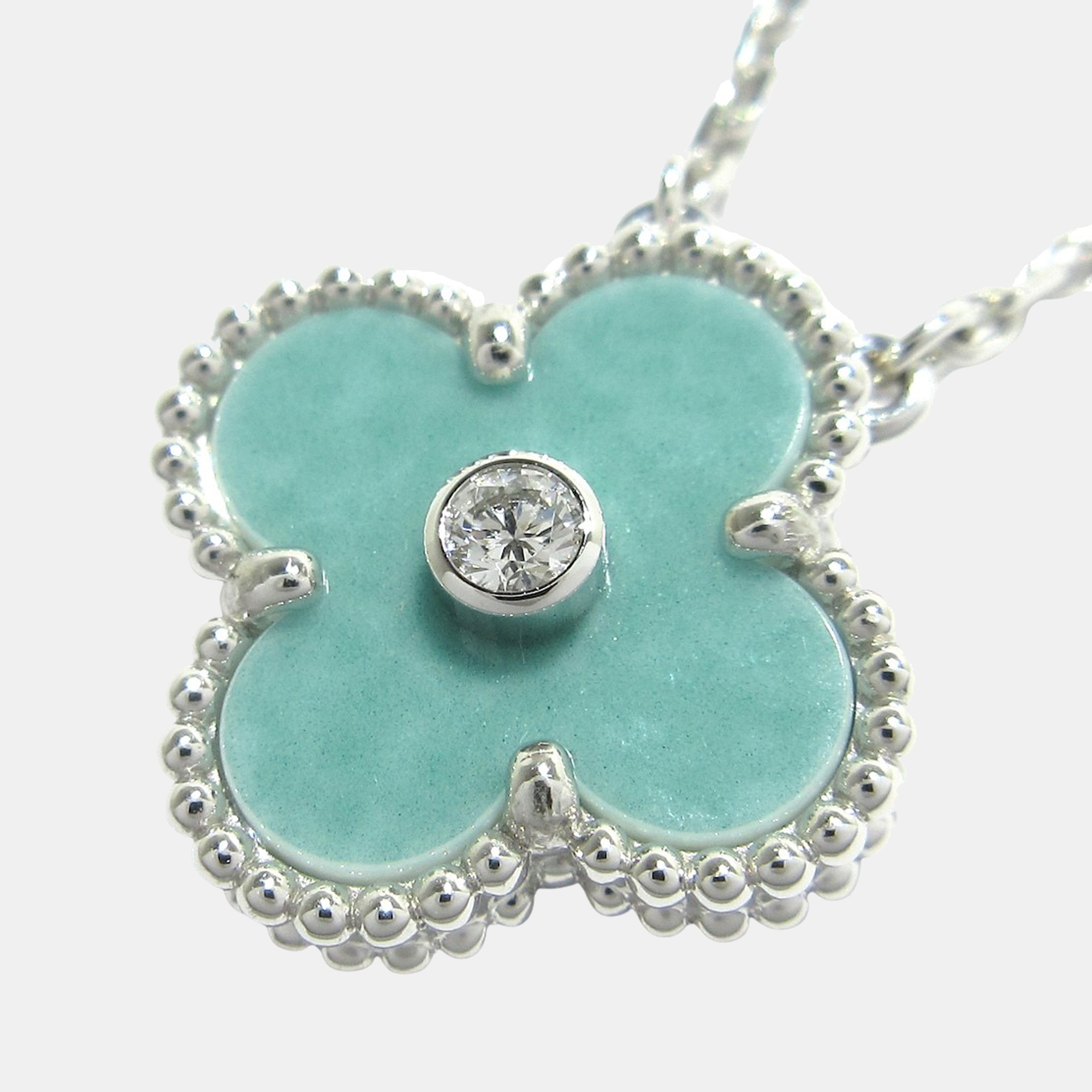 Pre-owned Van Cleef & Arpels Vintage Alhambra Limited Edition 18k White 