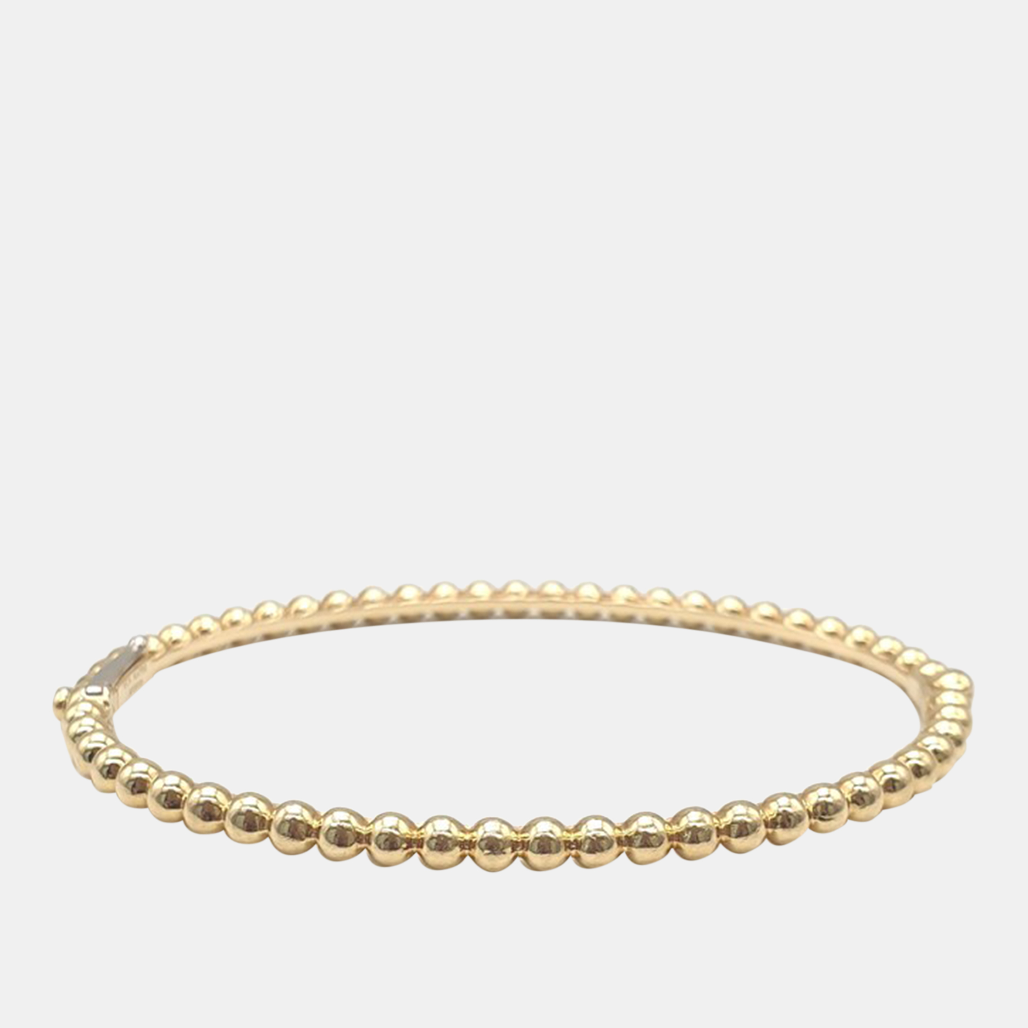 

Van Cleef & Arpels 18K Yellow Gold Perlée Bangle Bracelet