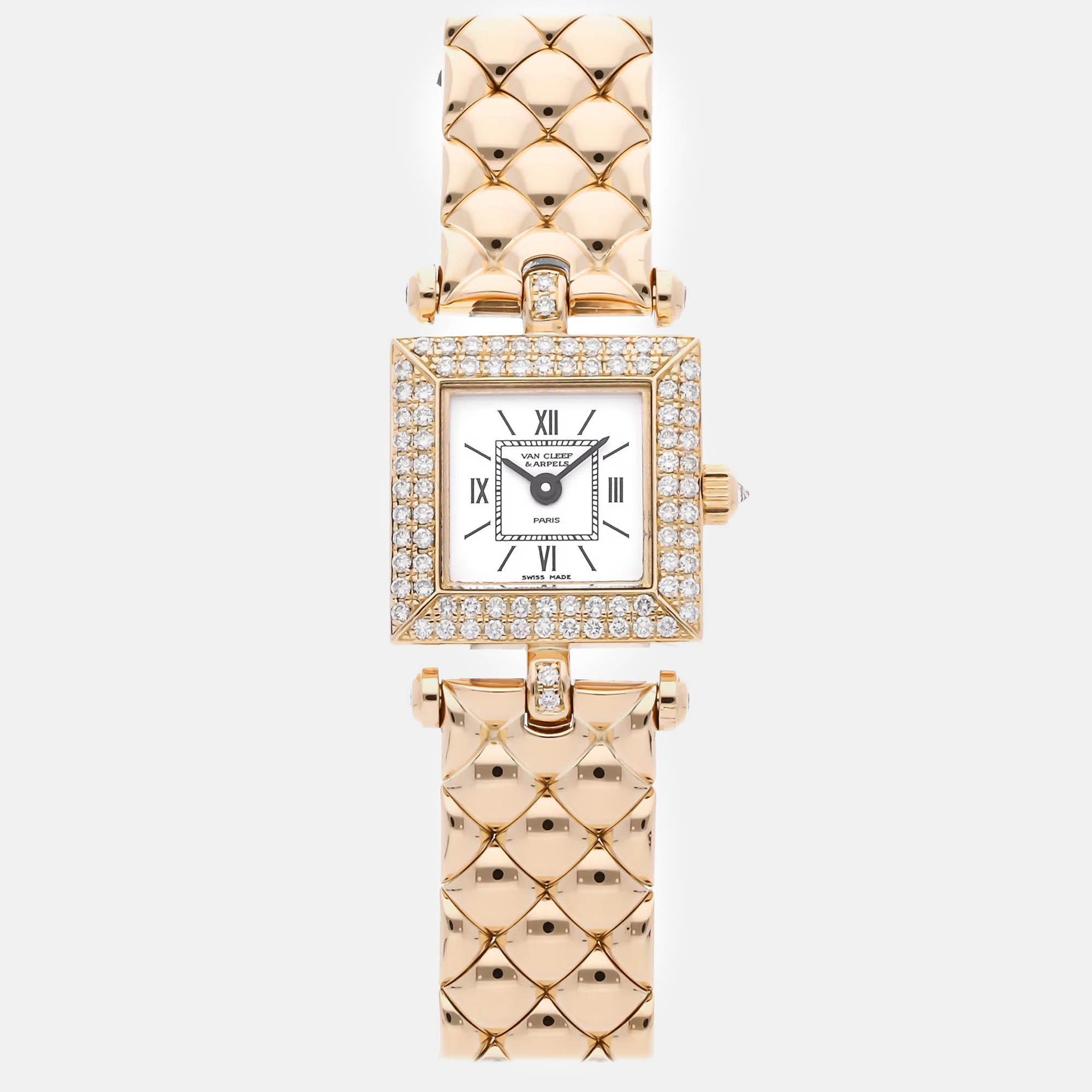 

Pre-Owned Van Cleef & Arpels Classique ARB26100, White