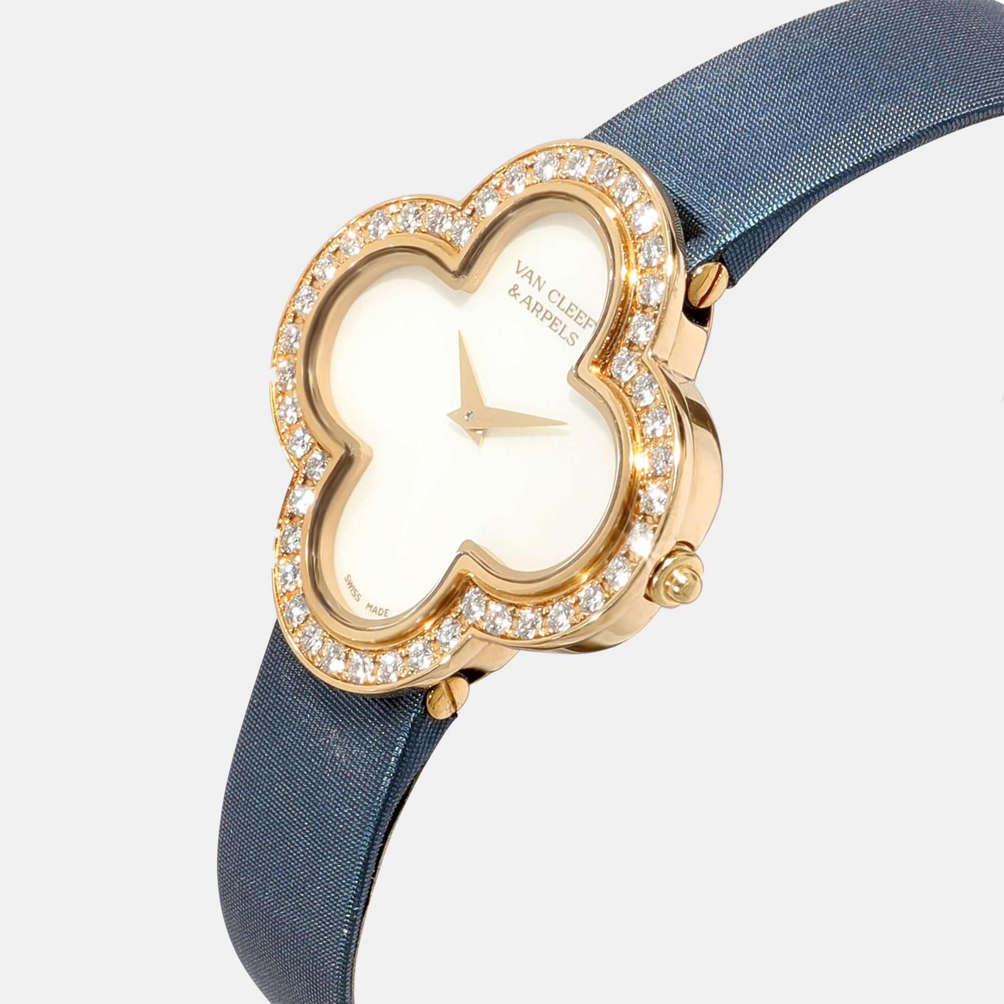

Van Cleef & Arpels Alhambra 136374 Women's Watch in Yellow Gold, Cream