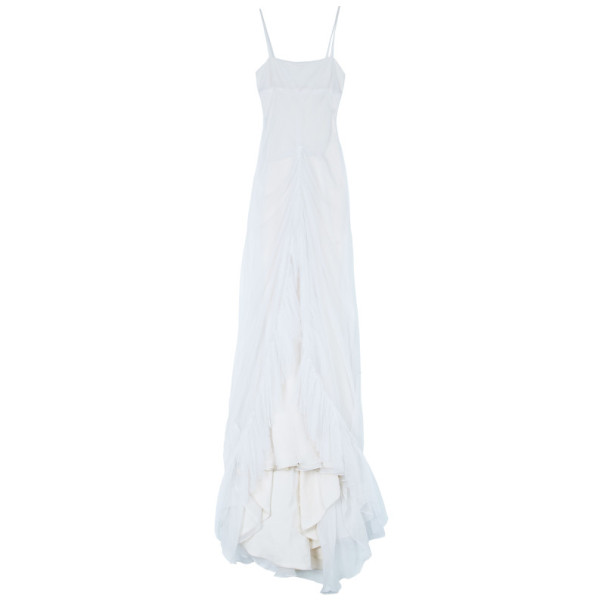 Vera Wang Rouched Tulle Wedding Gown M