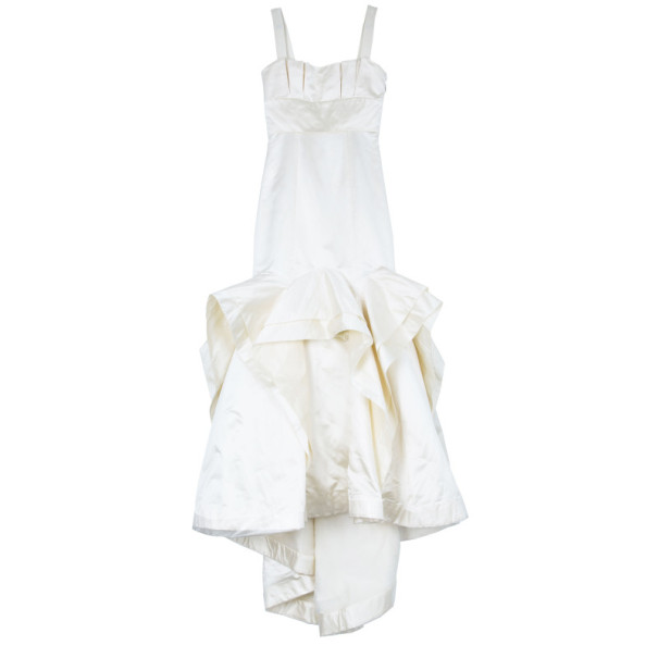 Vera Wang Duchesse Mermaid Silk Gown L