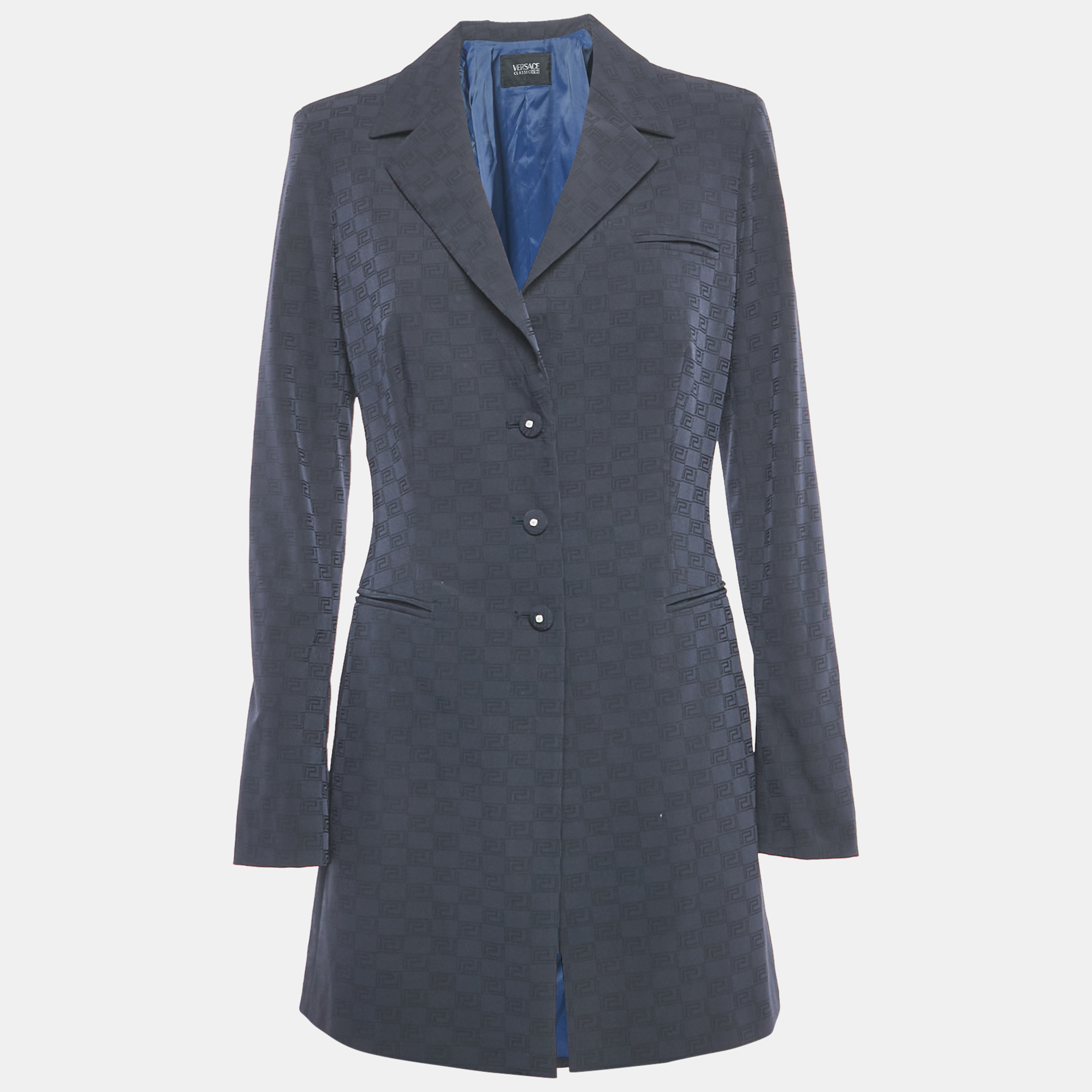 

Versace Classic V2 Navy Blue Nylon Blazer M