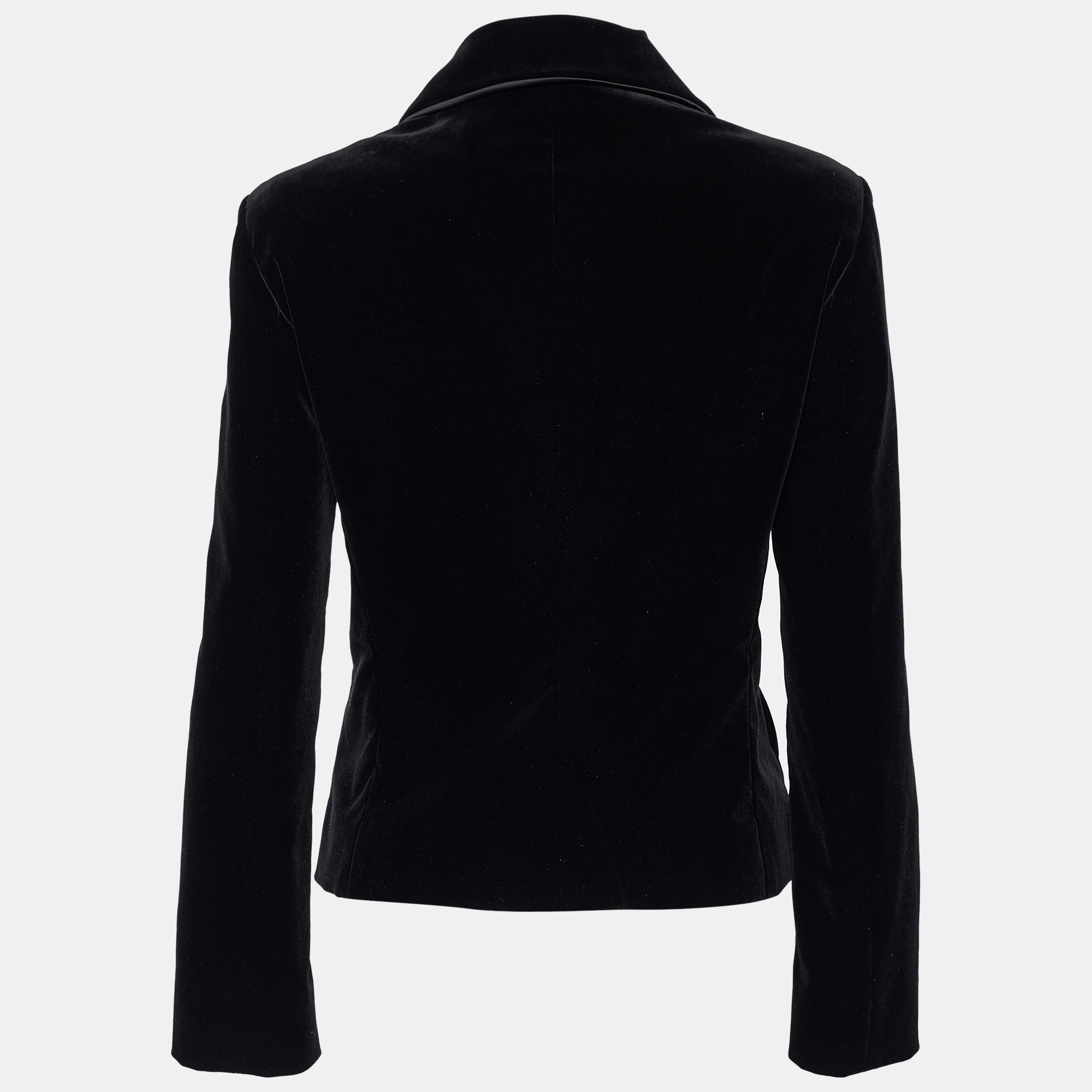 

Versace Classic V2 Black Velvet Button Front Blazer