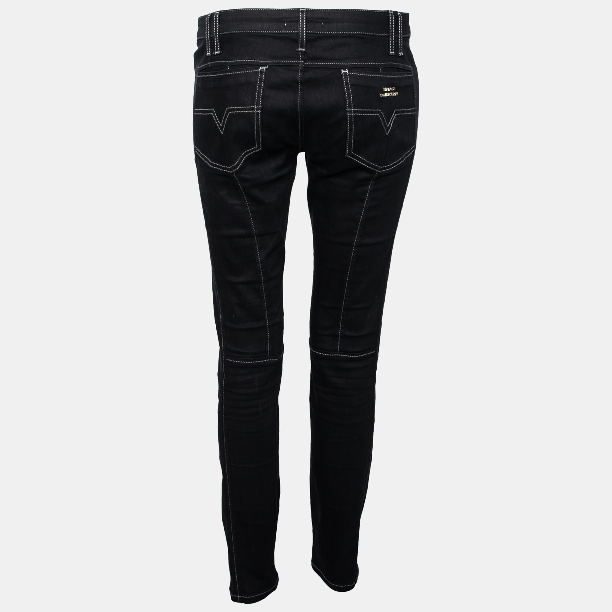 

Versace Collection Black Denim Straight Fit Jeans