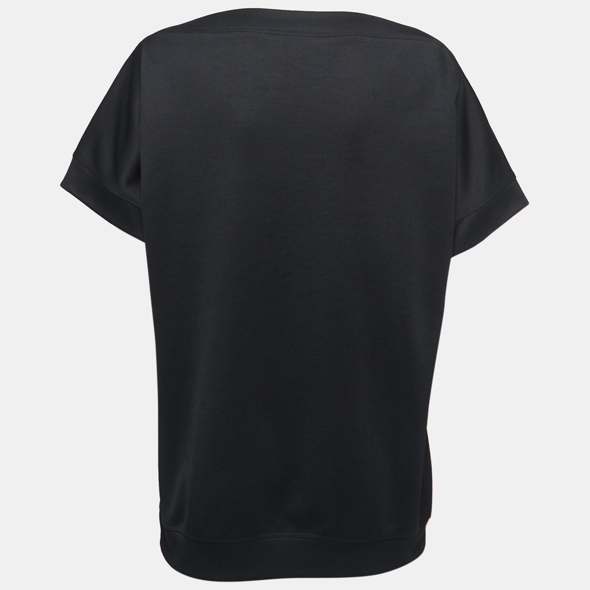 

Versace Collection Black Knit Embroidered T-Shirt