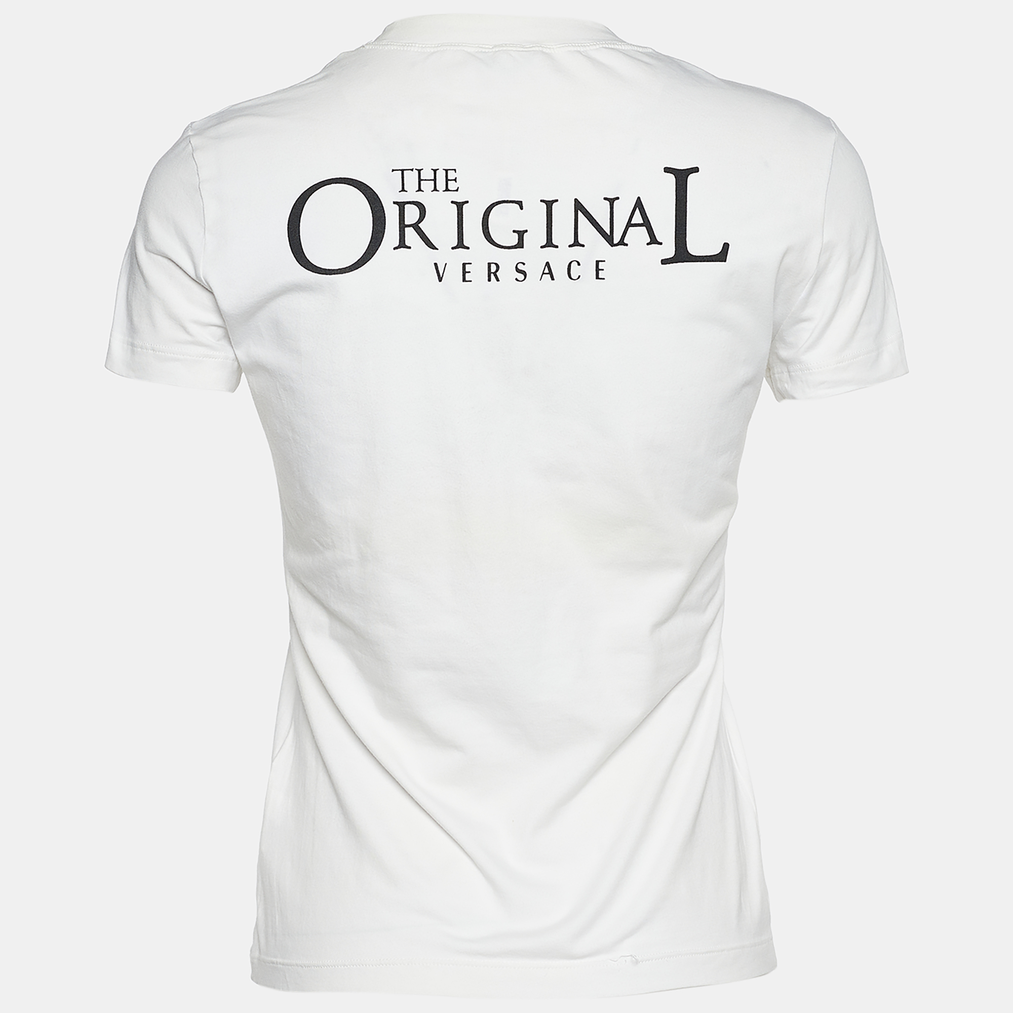 

Versace Jeans Couture White Jersey Crown Embroidered T-Shirt