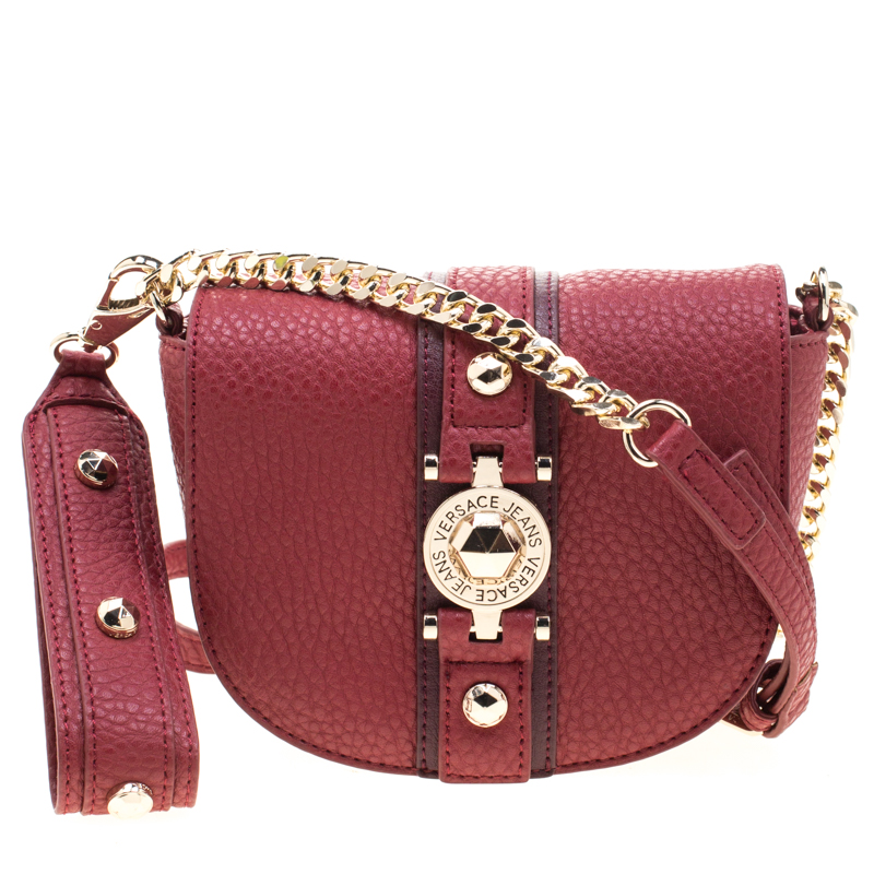 Versace, Bags, Authentic Versace Crossbody Red Bag
