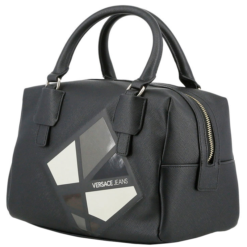 

Versace Jeans Black Synthetic Leather Shoulder Bag