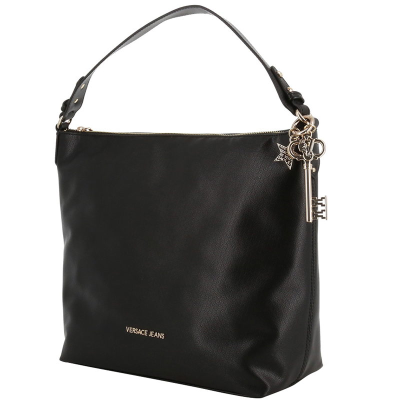 

Versace Jeans Black Synthetic Leather Tote Bag