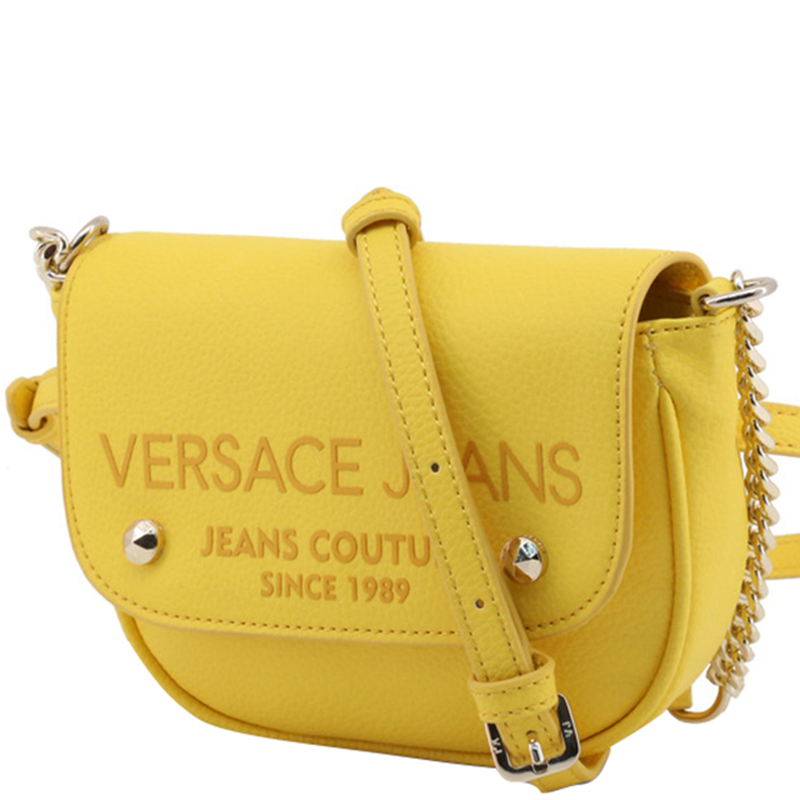 

Versace Jeans Yellow Synthetic Leather Crossbody Bag