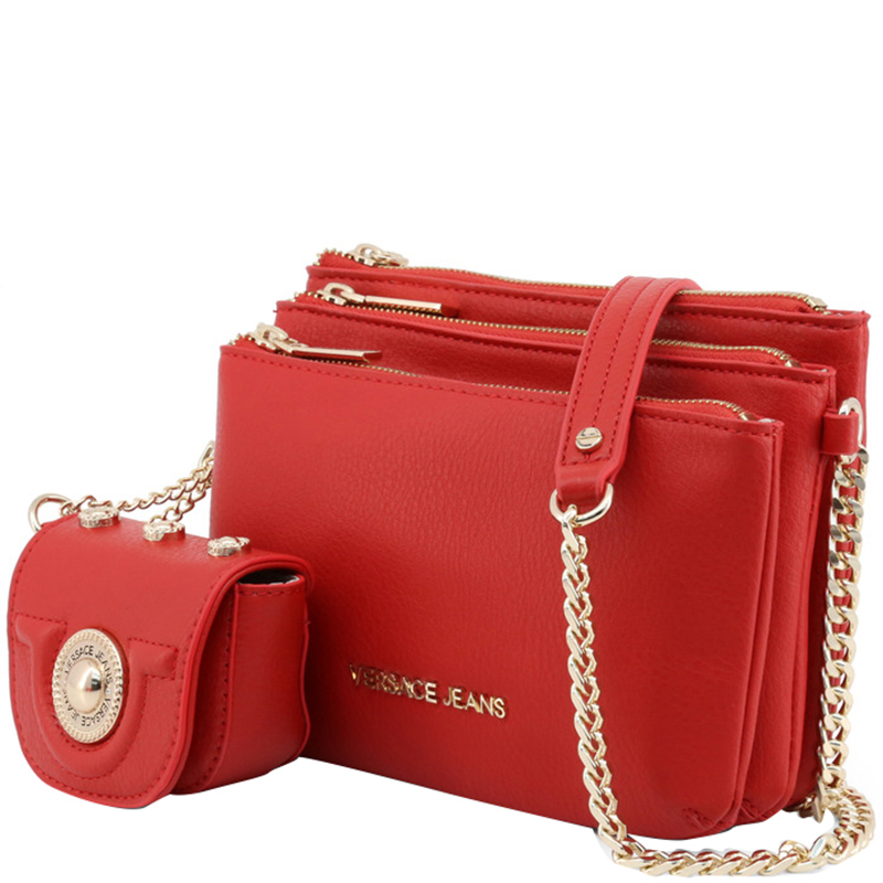 

Versace Jeans Red Synthetic Leather Crossbody Bag
