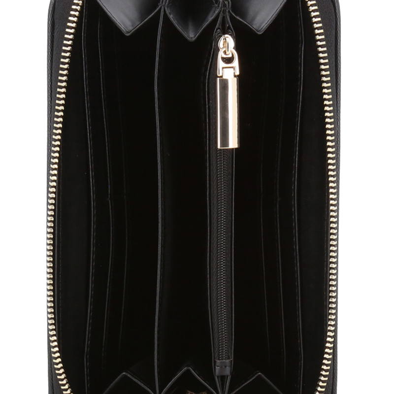 

Versace Jeans Black Faux Leather Zip Around Wallet