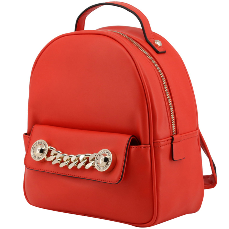 

Versace Jeans Red Synthetic Leather Backpack