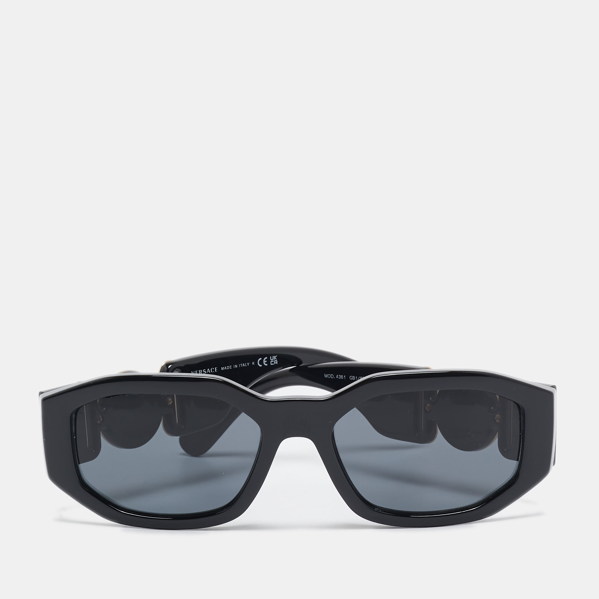 

Versace Black MOD.4361 Medusa Biggie Rectangular Sunglasses