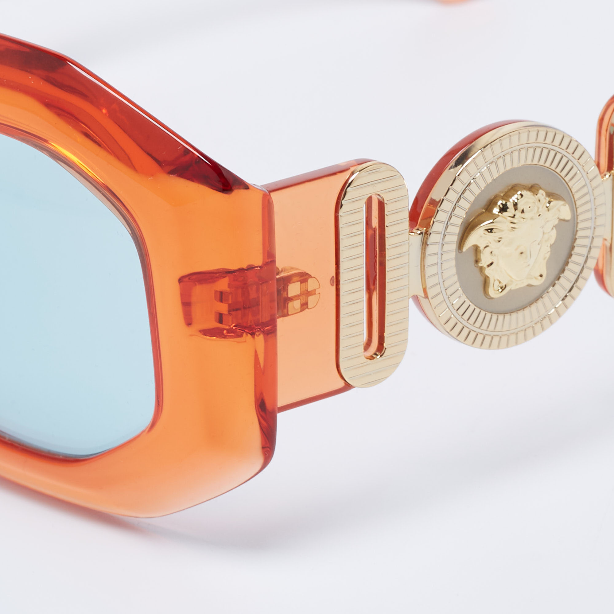 

Versace Orange 5362/65 Medusa Biggie Rectangle Sunglasses