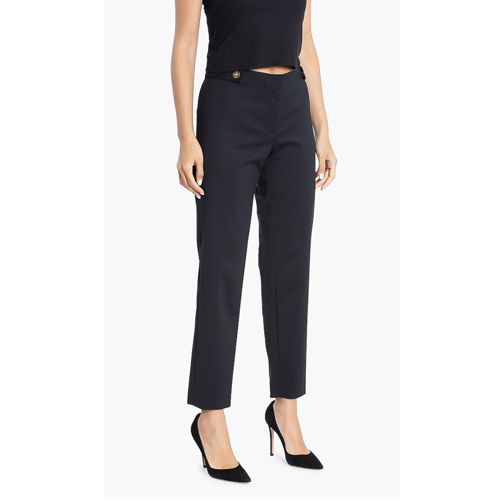 

Versace Black Gianni Plain Trousers  (38