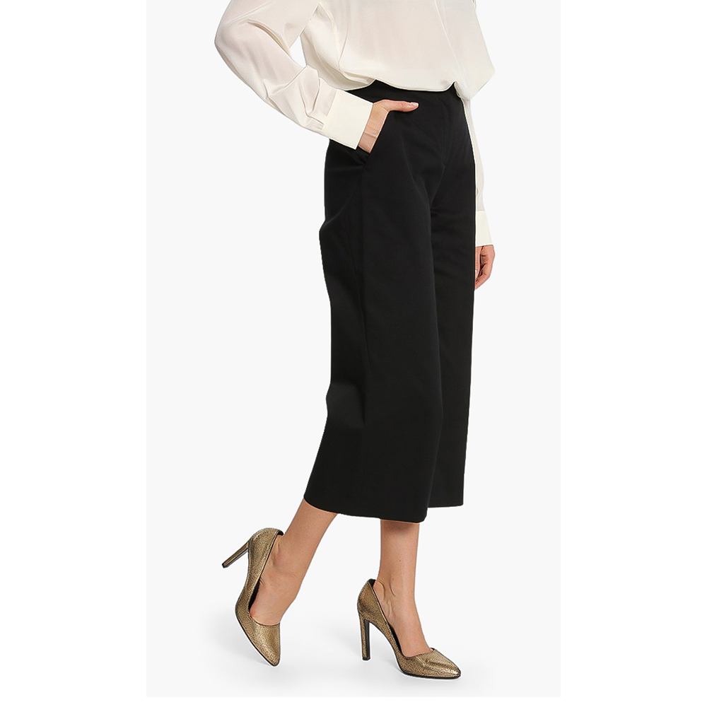 

Versace Black Gianni Wide Leg Pants  (40