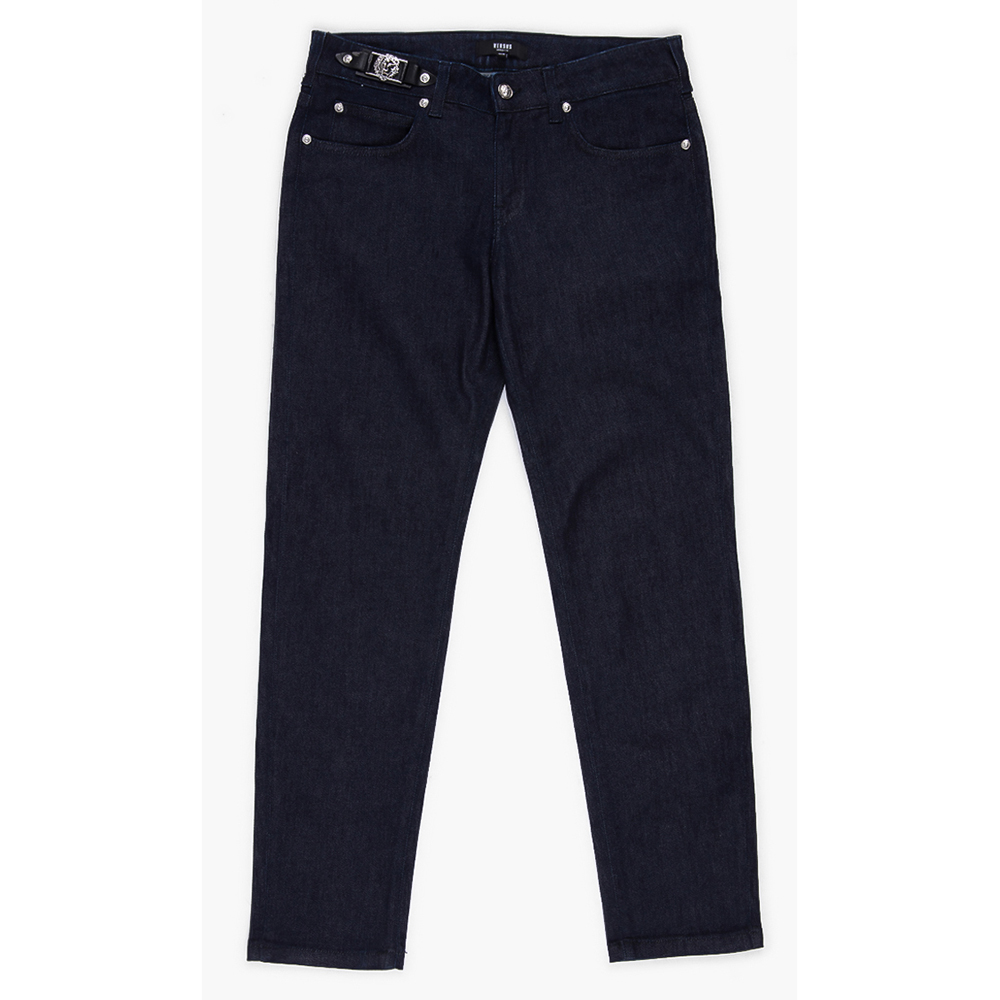 

Versace Blue Gianni Stretch Straight Fit Jeans  (26