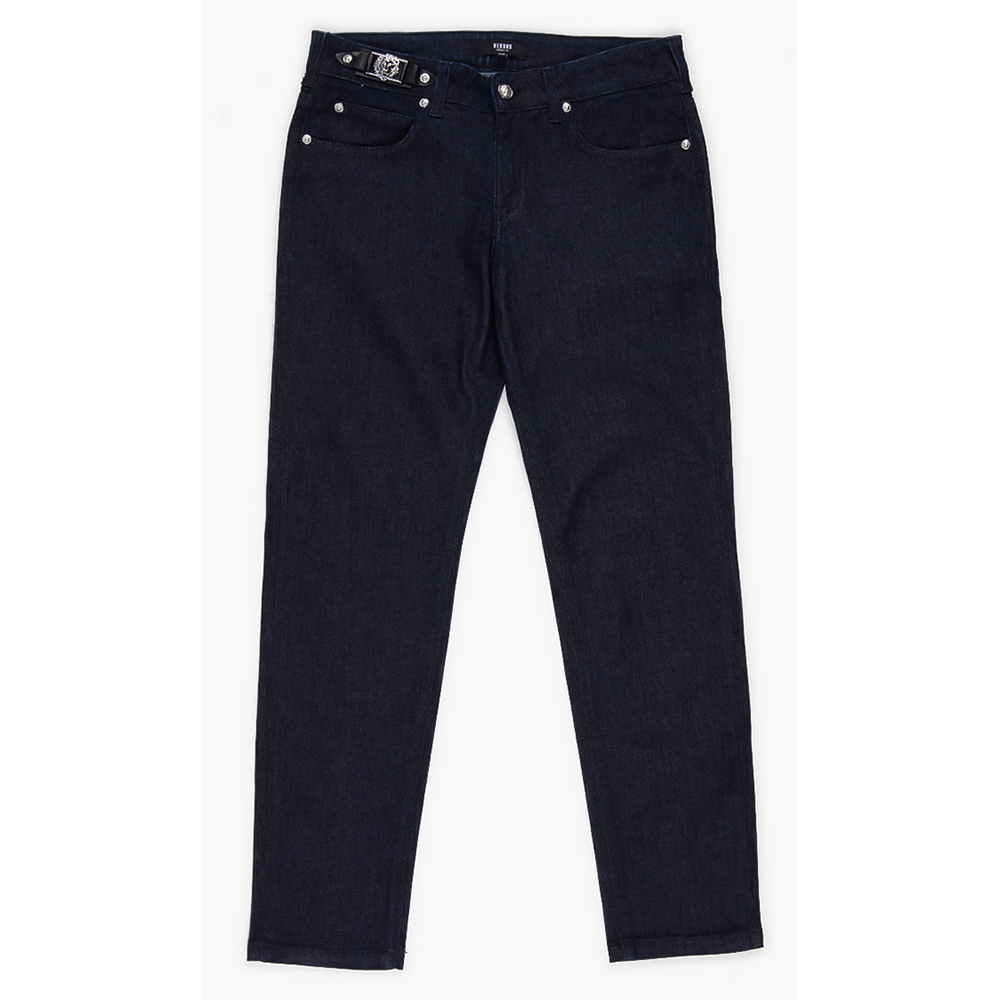 

Versace Blue Gianni Stretch Straight Fit Jeans  (29