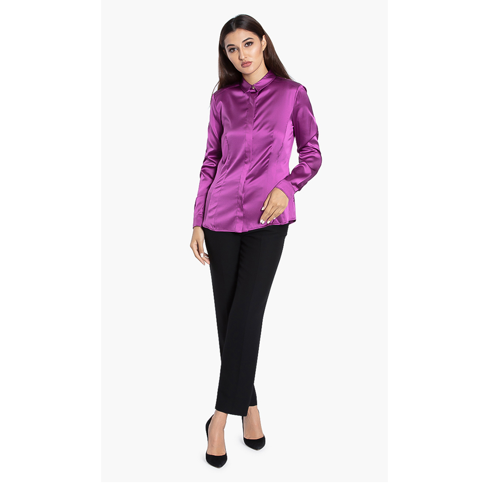 

Versace Purple Versace Jeans Long Sleeves Shirt  (IT 46