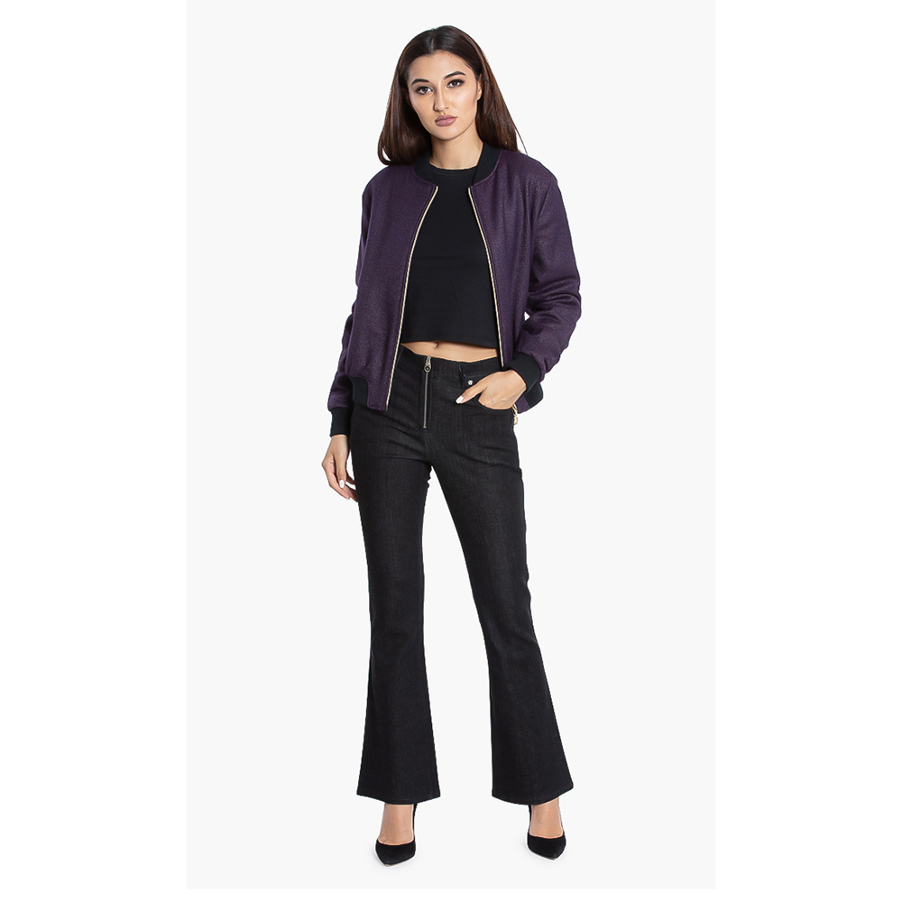 

Versace Purple Versus Jeans Bomber Jacket  (IT 42