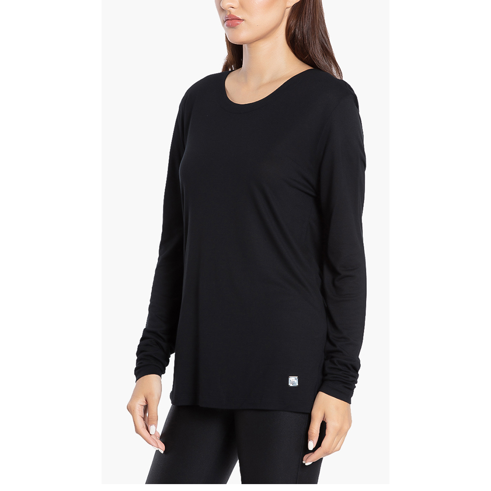 

Versace Black Plain Long Sleeves T-Shirt