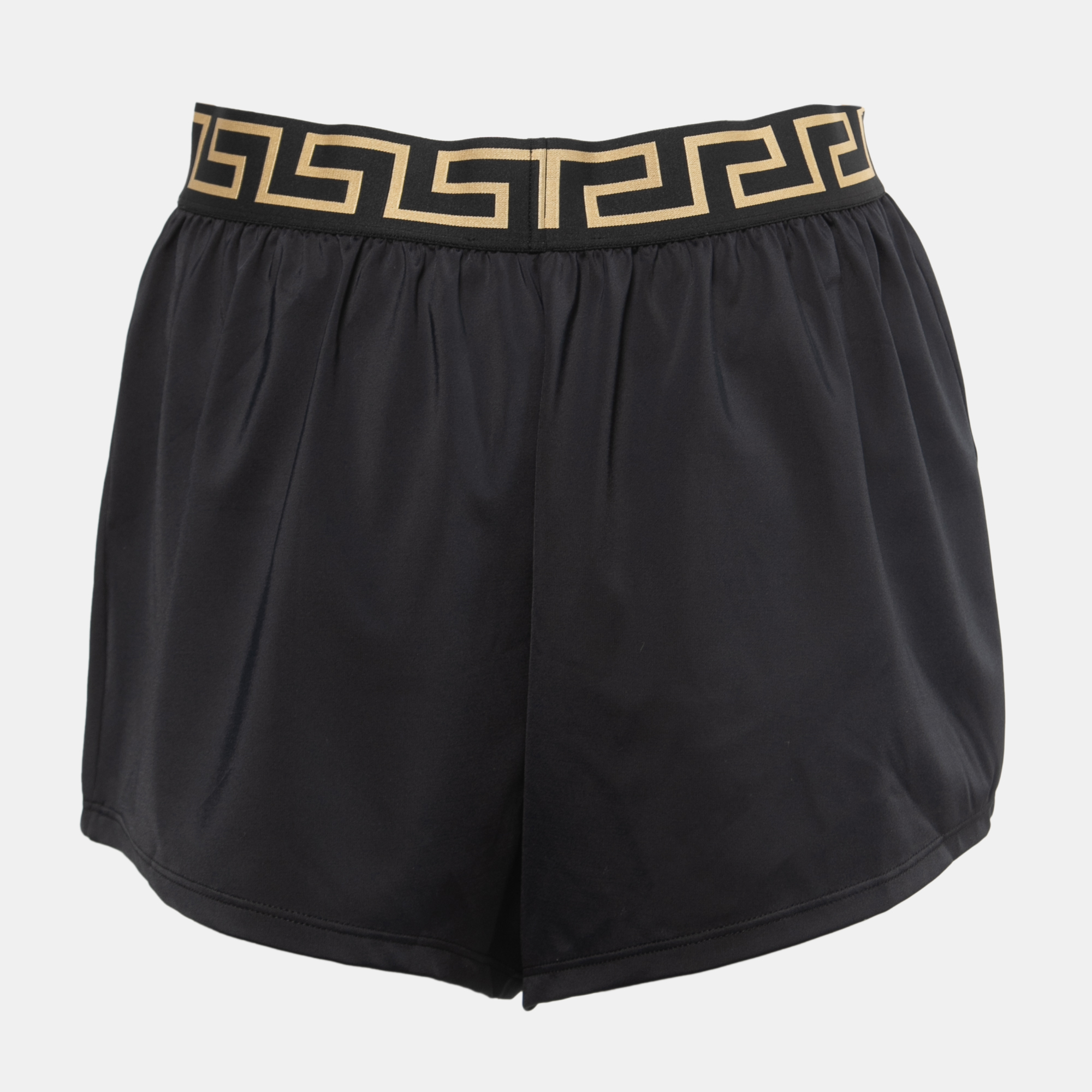 

Versace Black Medusa Waistband Swim Shorts