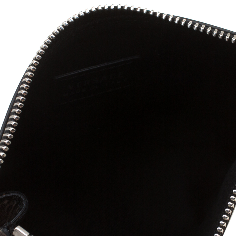 

Versace Black Leather Medusa Pochette
