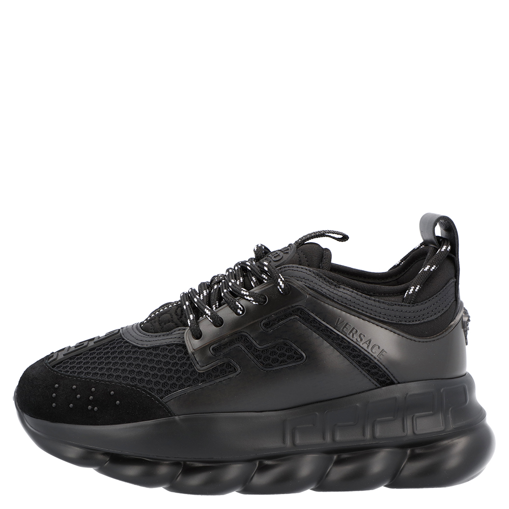 

Versace Black Chain Reaction Women's Sneakers Size EU