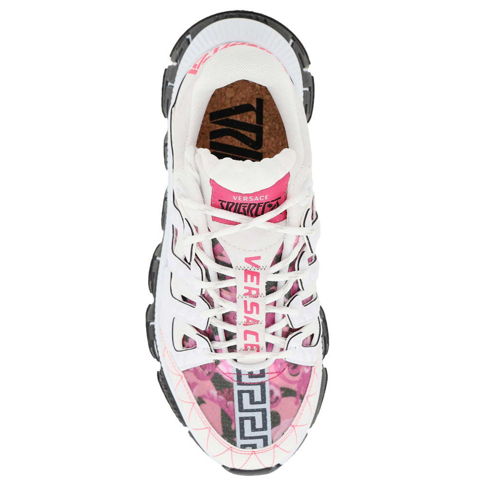 

Versace White/Pink Trigreca Sneakers Size IT, Multicolor