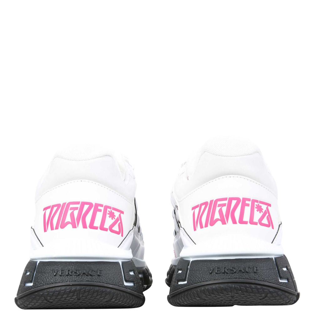 

Versace White/Pink Trigreca Sneakers Size IT