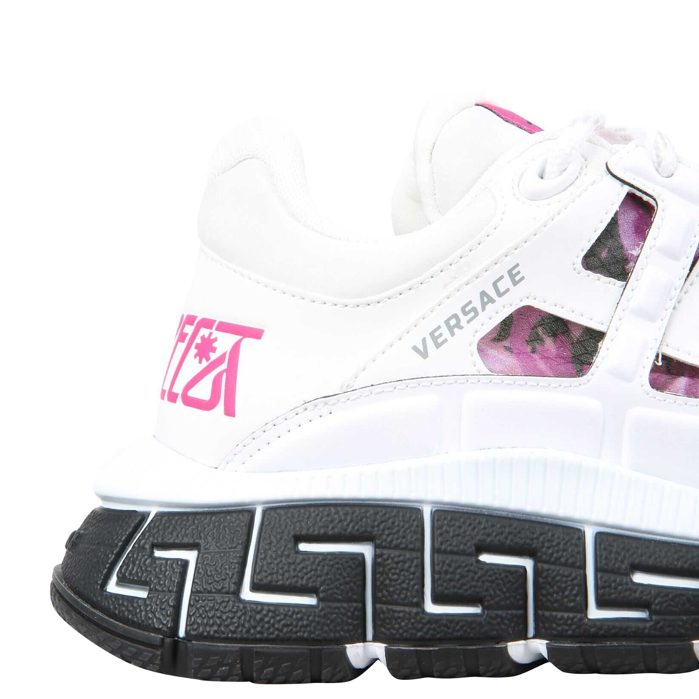 

Versace White/Pink Trigreca Sneakers Size IT