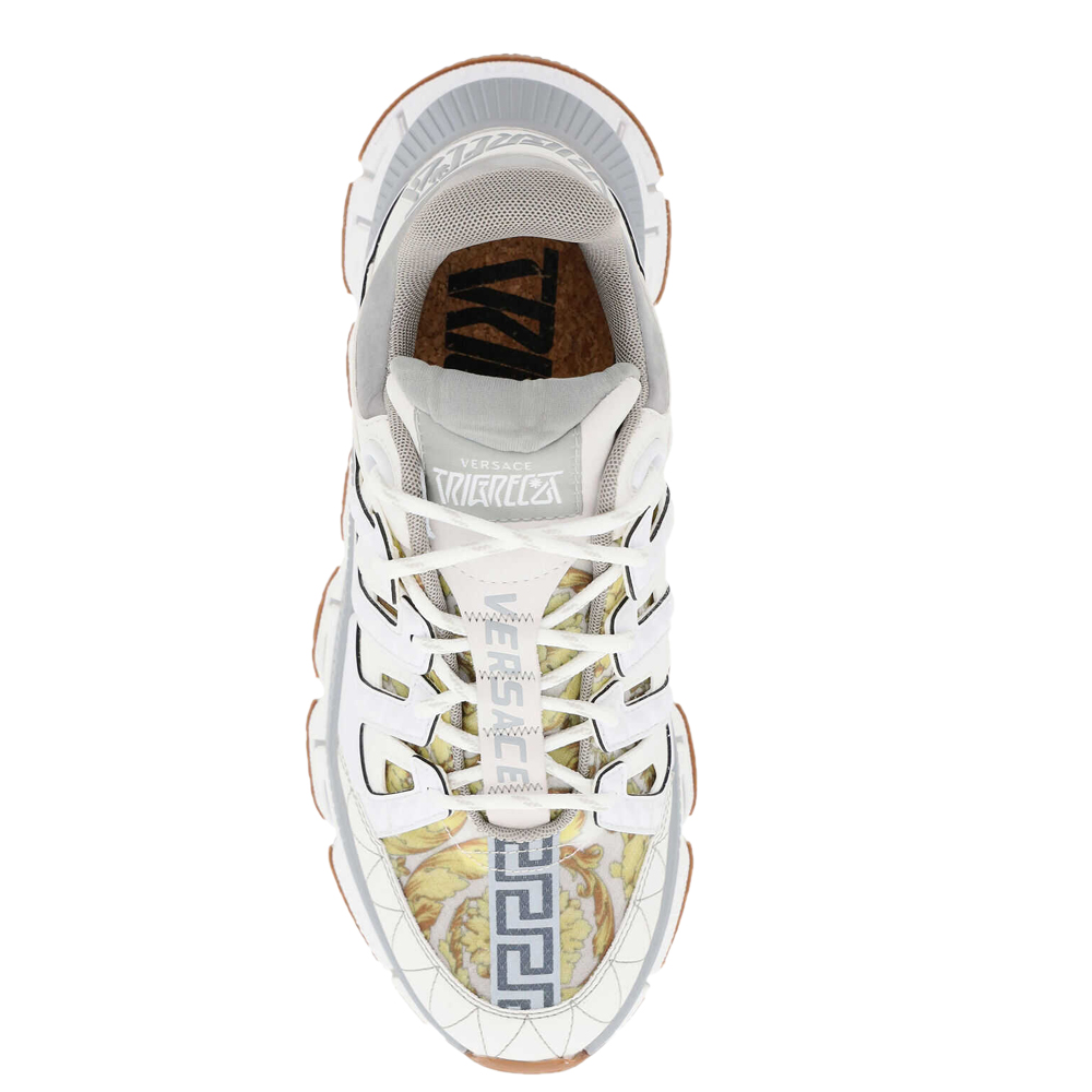 

Versace White/Yellow Trigreca Sneakers Size IT, Multicolor