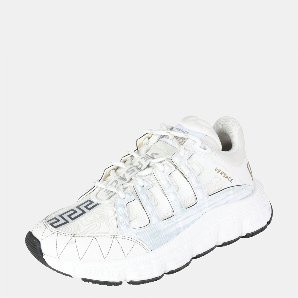 

Versace White Trigreca Sneaker EU