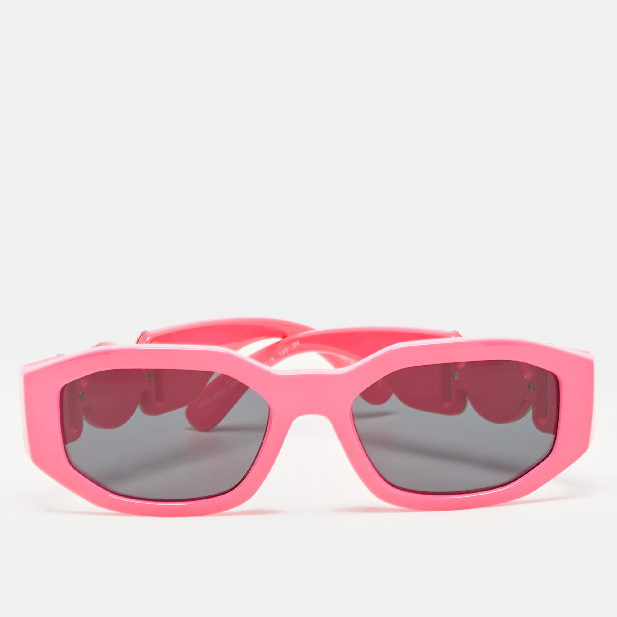 

Versace Pink/Black MOD 4361 Medusa Biggie Rectangular Sunglasses