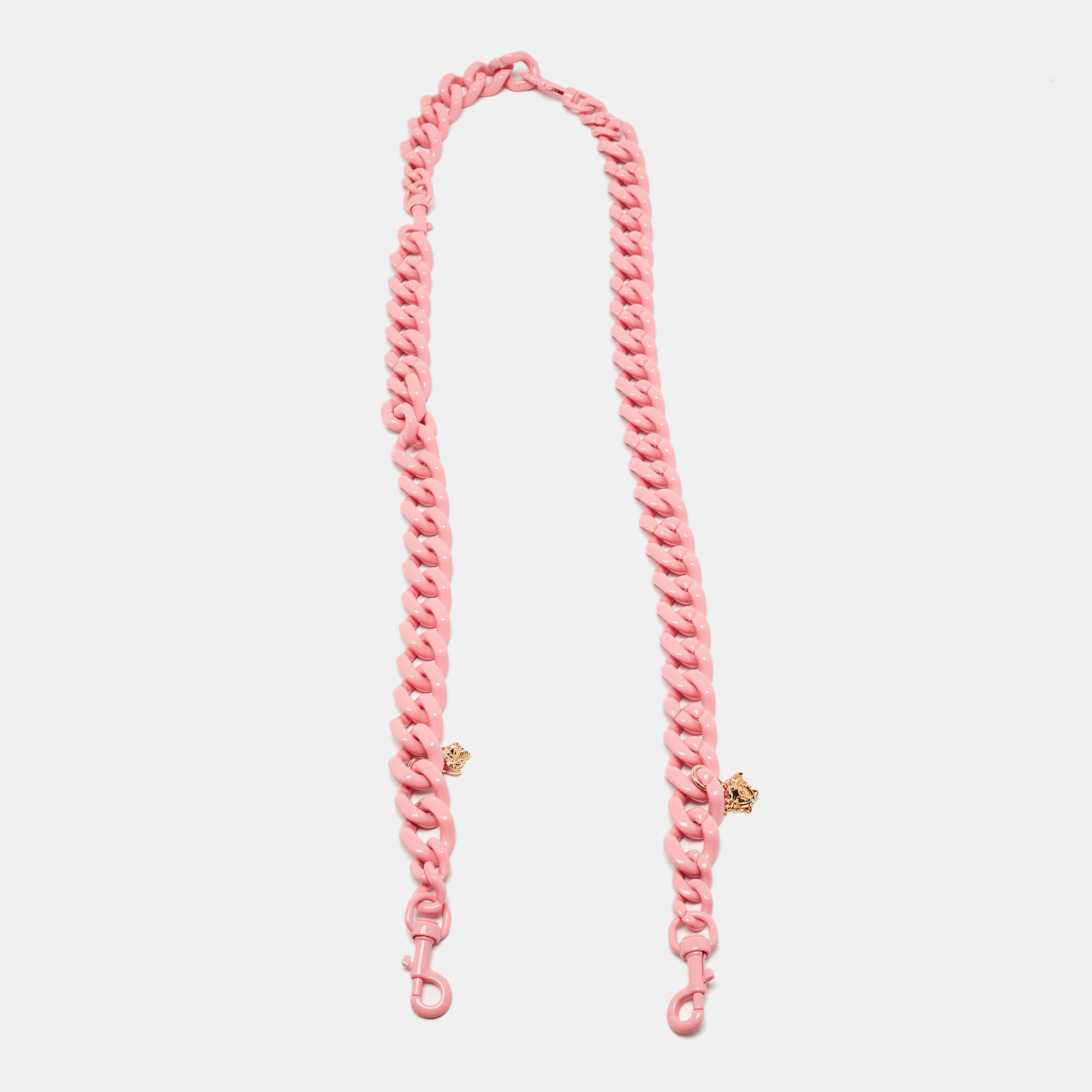 

Versace Pink Plastic Chain Link Shoulder Bag Strap