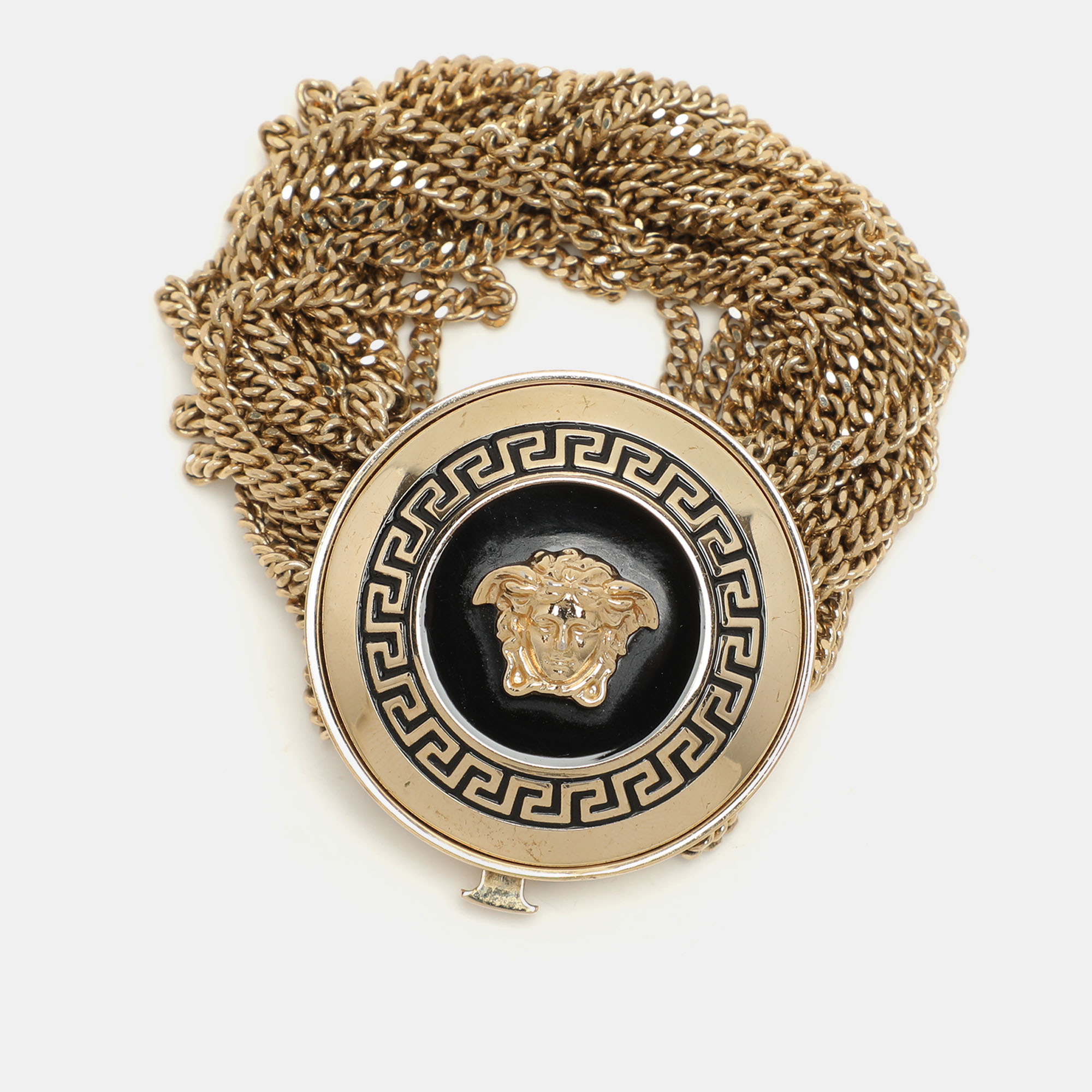 

Versace Medusa Gold Tone Bracelet