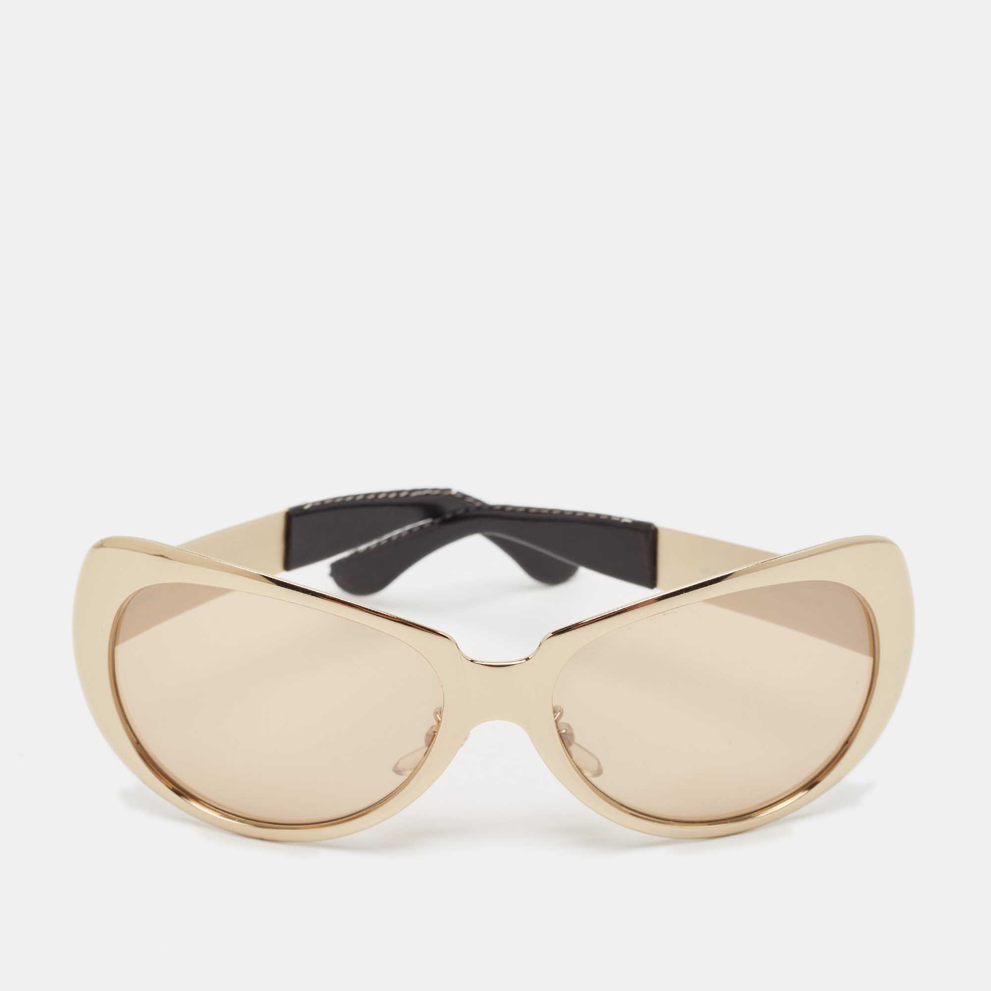 

Versace Brown Gold Tone X99/P Cat Eye Sunglasses