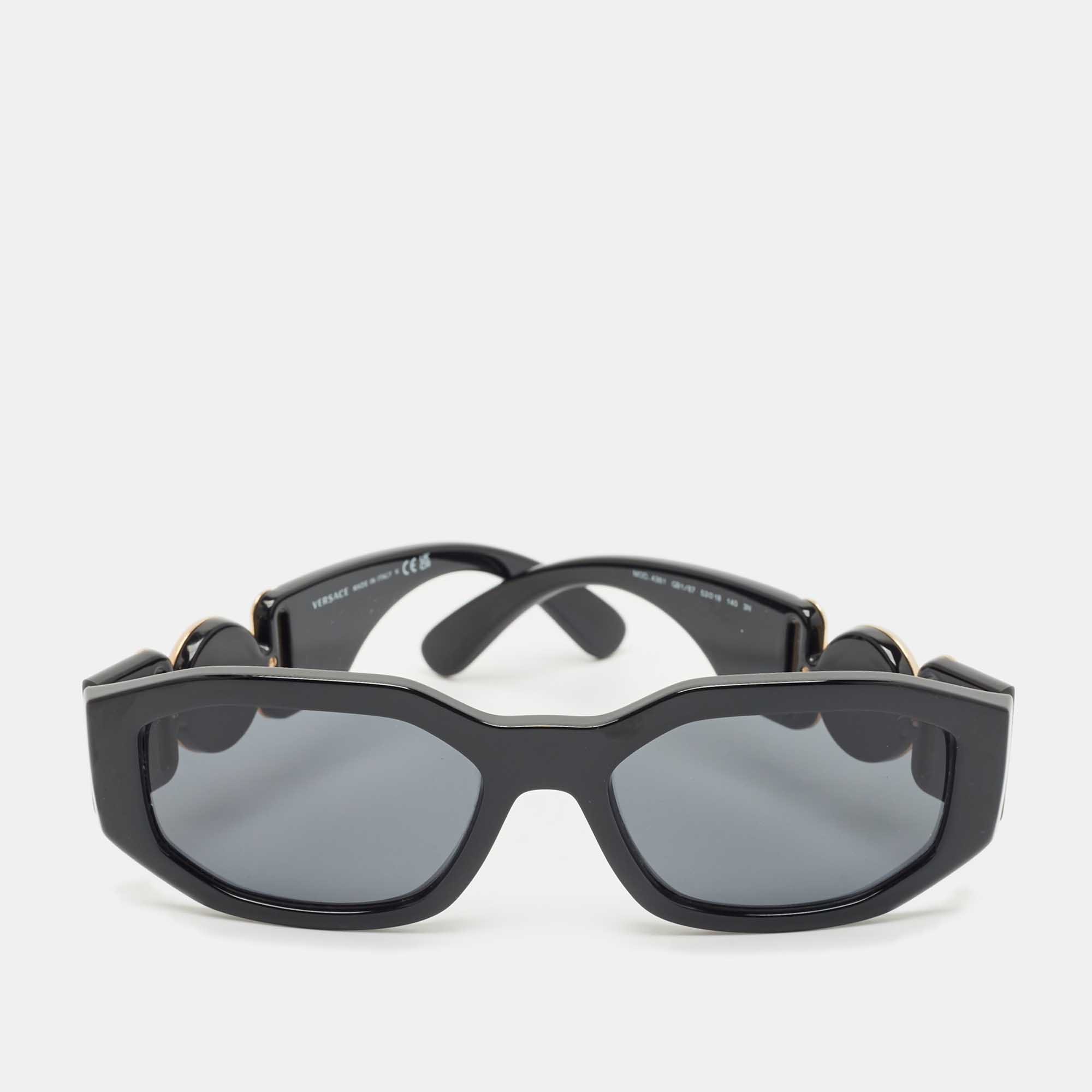 

Versace Black Medusa Biggie MOD.4361 Rectangle Sunglasses